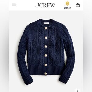 J.Crew XXS Cable-knit Sweater